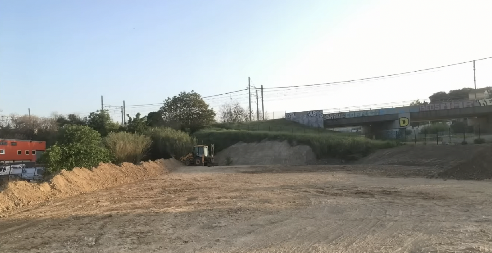 Le terrain est nivelé